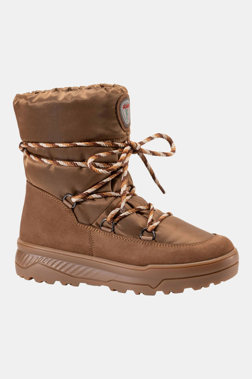 Deze kwalitatieve Vancouver snowboot van Olang is heerlijk voor en na een dag op de piste.