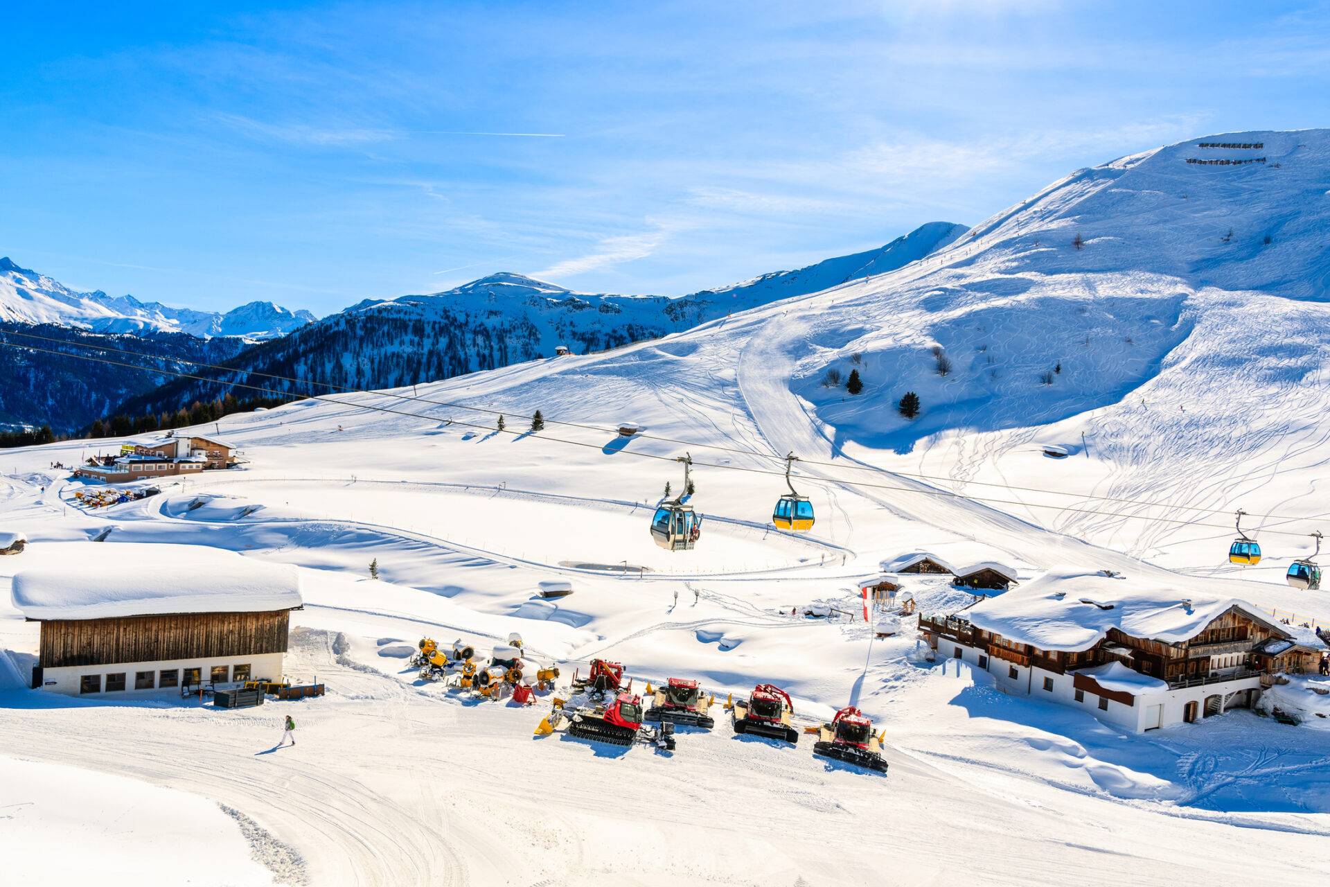 De pistes van Serfaus Fiss Ladis