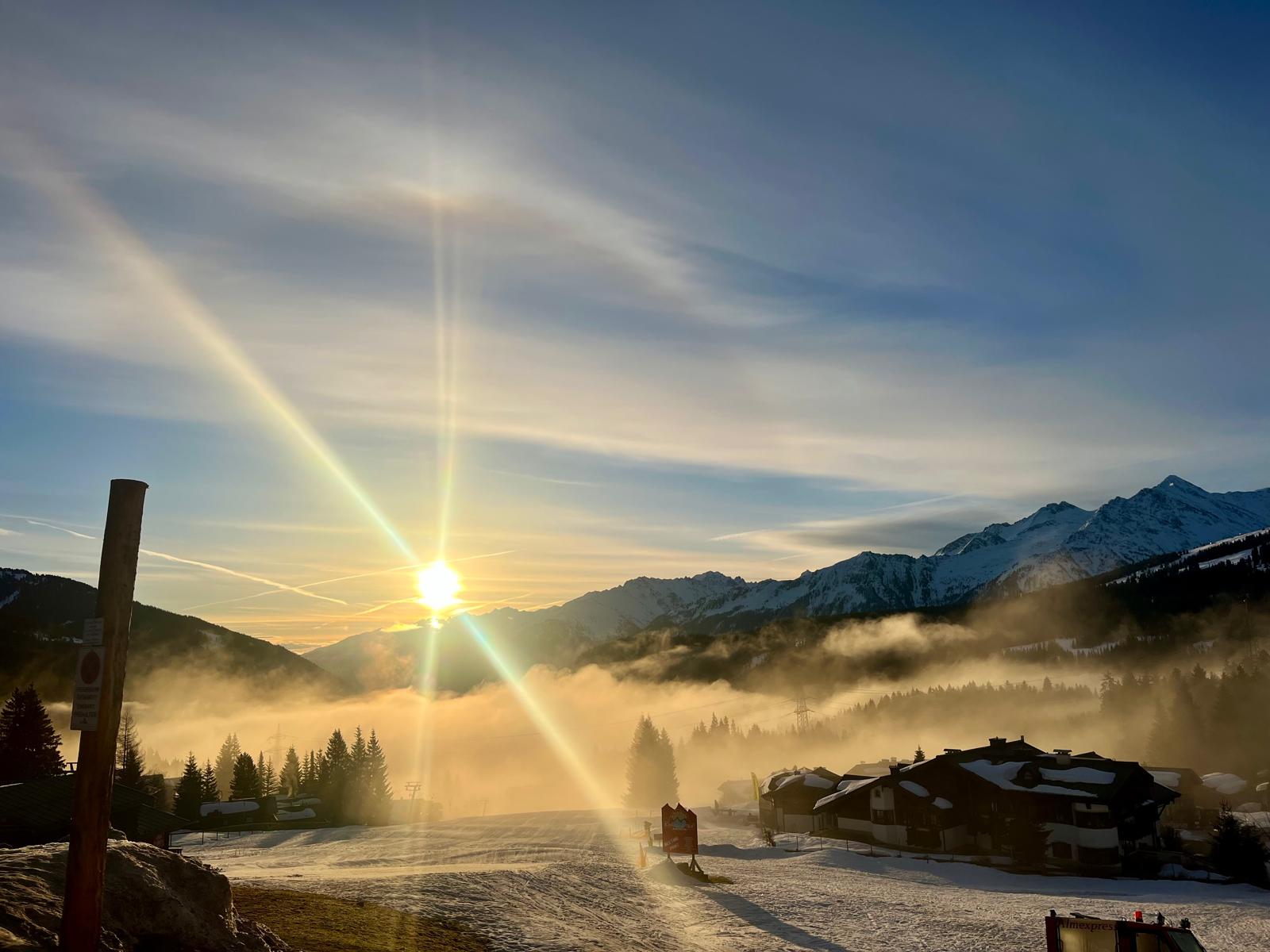 Königsleiten in maart: Good morning Skiën vanaf 06:55 in de ochtend